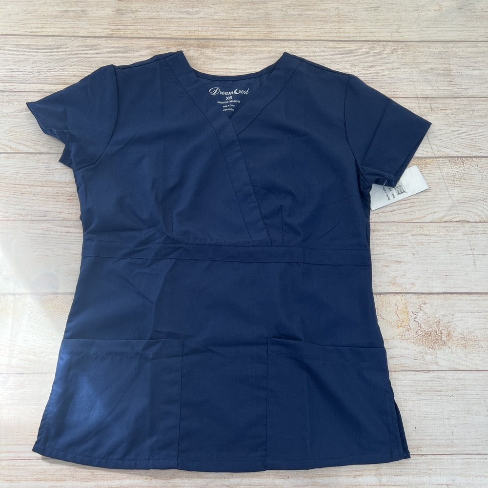 Dreamcrest Ultra Soft Women's Scrub Tops Medical Scrubs Nursing Uniforms XS